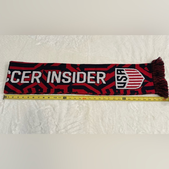 2021 US Soccer Insider USA Scarf- Measures 60”Lx7”W - Picture 6 of 8